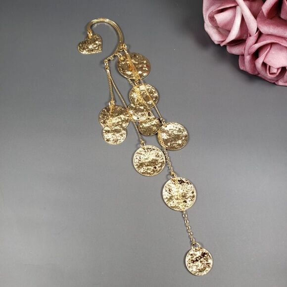 Brand New Top Fashion Gold Ear Hook Earring - Picture 2 of 6